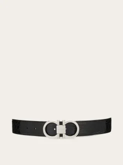 Adjustable Gancini belt - Men