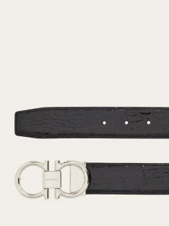 Adjustable Gancini belt - Men