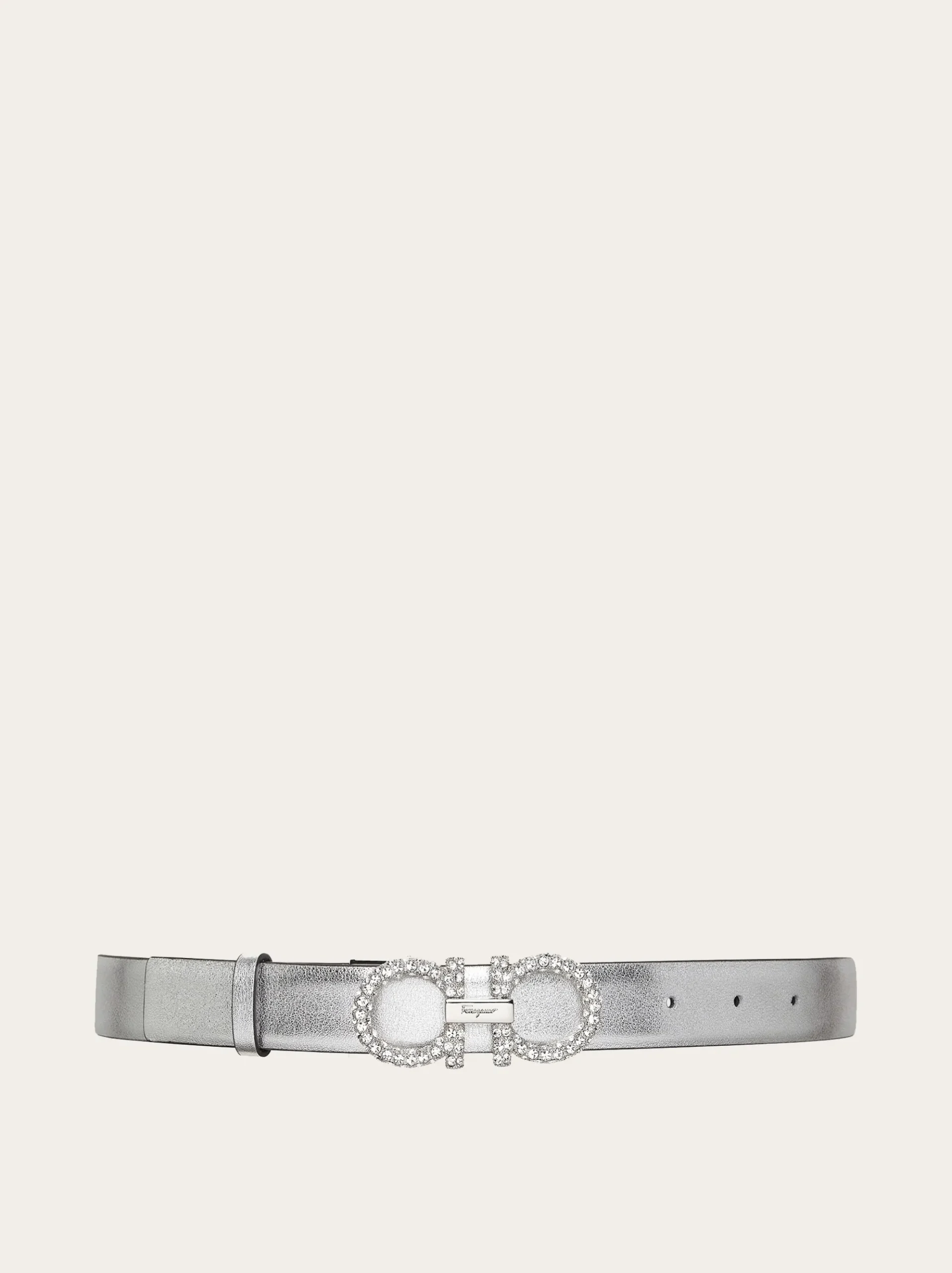 Adjustable Gancini belt - Women