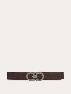 Adjustable Gancini belt - Men