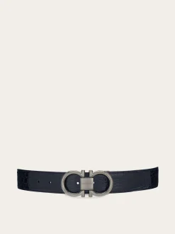 Adjustable Gancini belt - Men