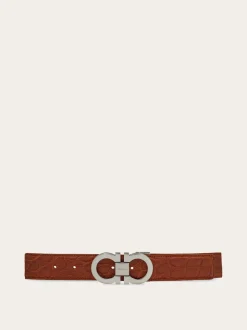 Adjustable Gancini belt - Men