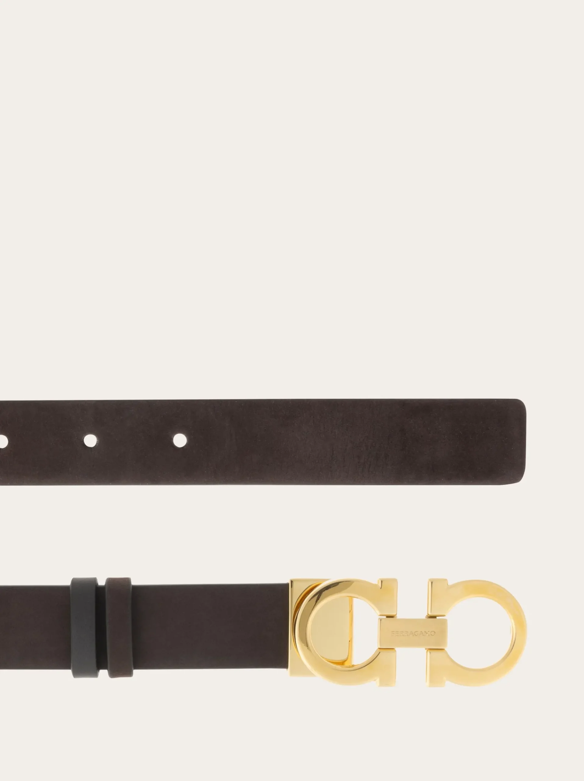 Adjustable Gancini belt - Women