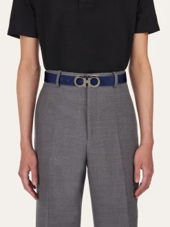 Adjustable Gancini belt - Men