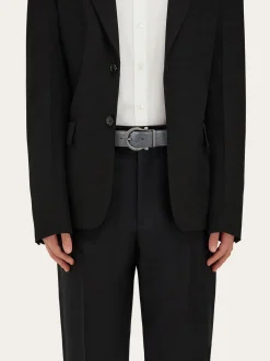 Adjustable Gancini belt - Men