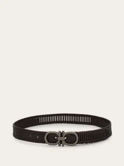 Adjustable Gancini belt - Men