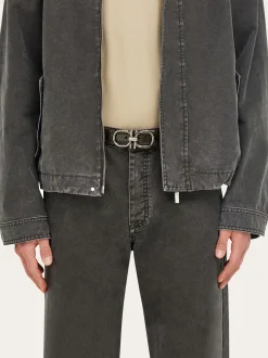 Adjustable Gancini belt - Men