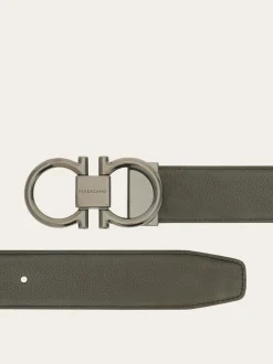 Adjustable Gancini belt - Men