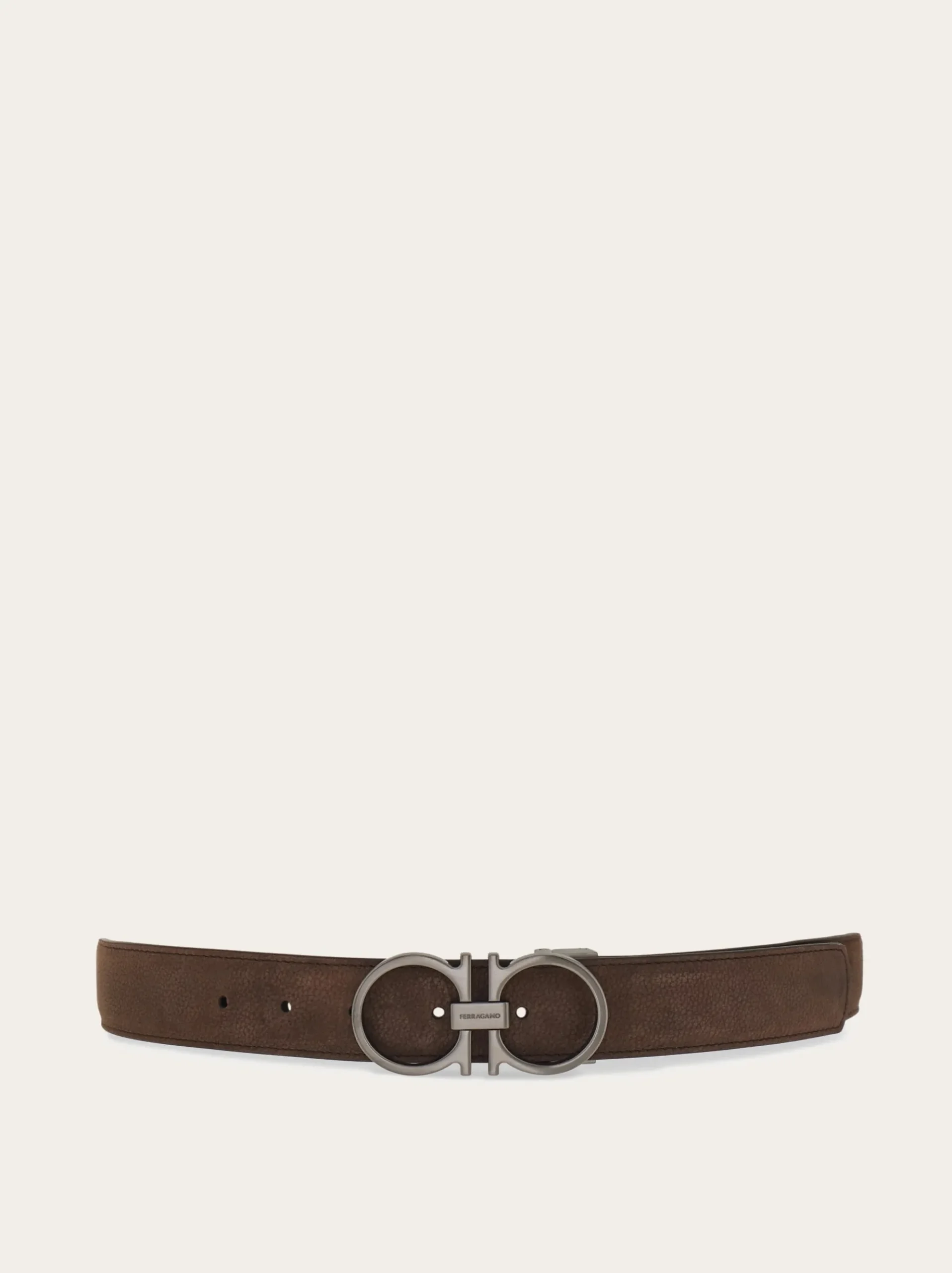 Adjustable Gancini belt - Men