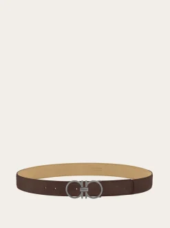 Adjustable Gancini belt - Men