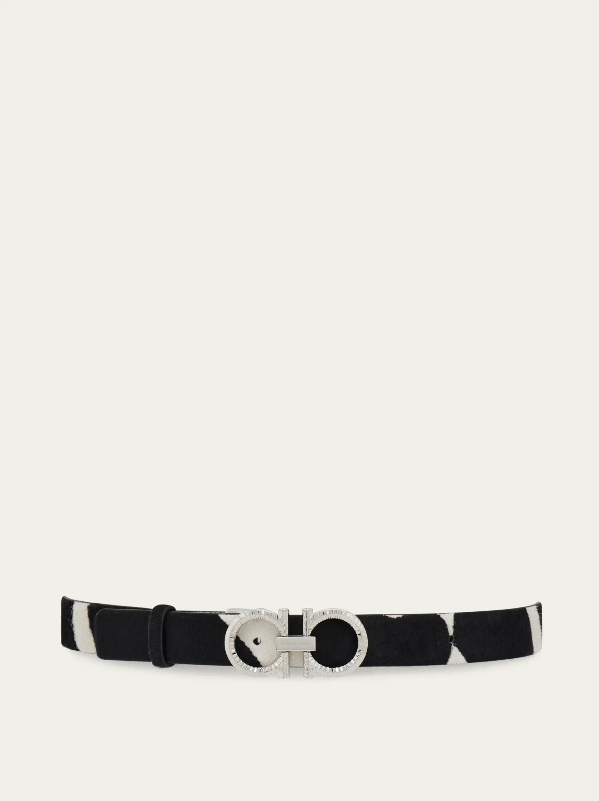 Adjustable Gancini belt - Women