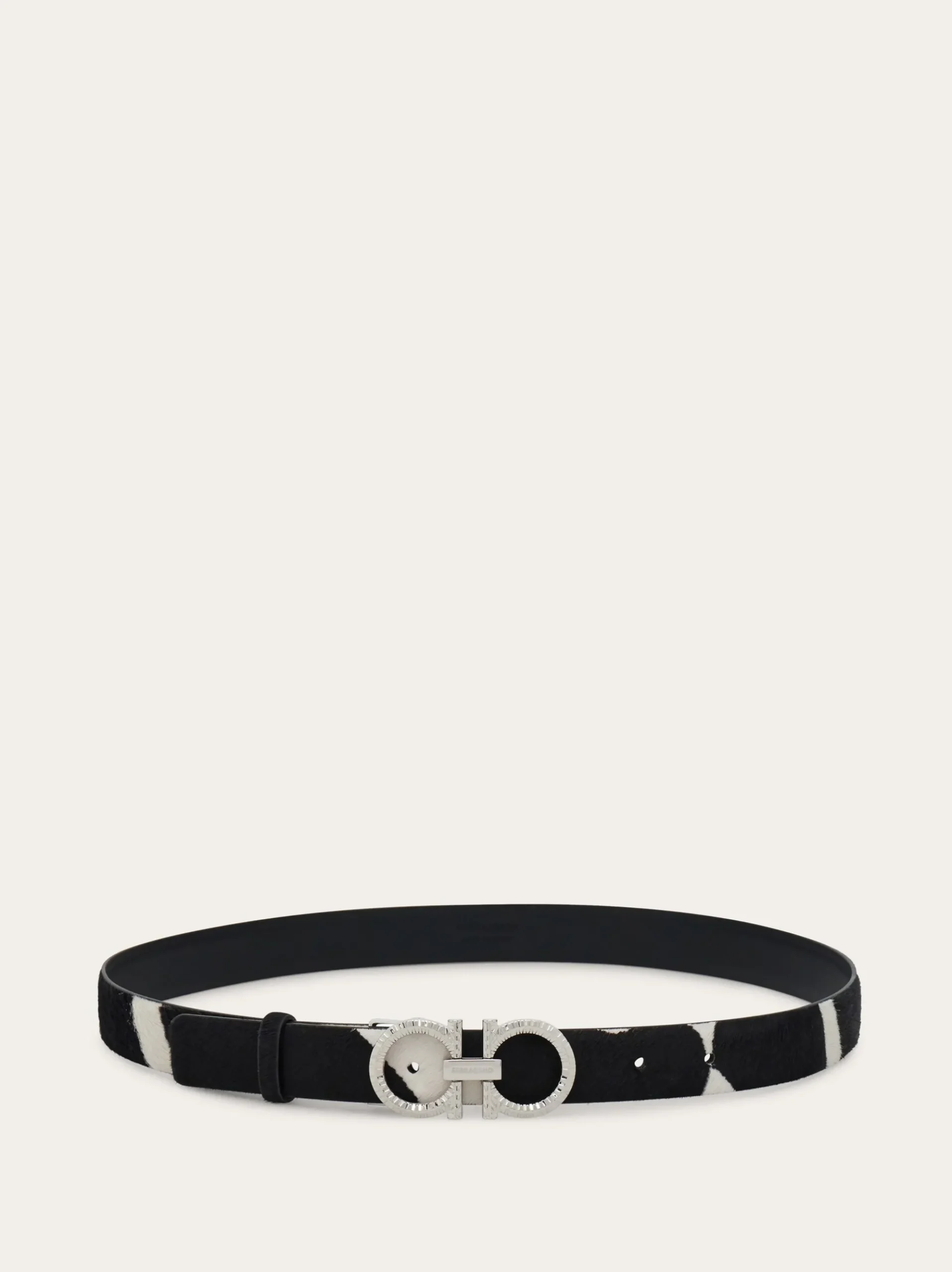 Adjustable Gancini belt - Women