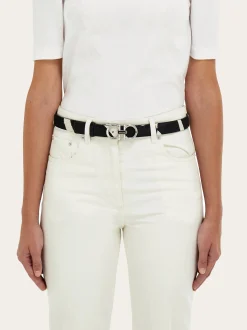Adjustable Gancini belt - Women