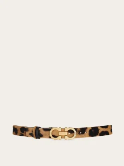 Adjustable Gancini belt - Women