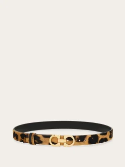 Adjustable Gancini belt - Women