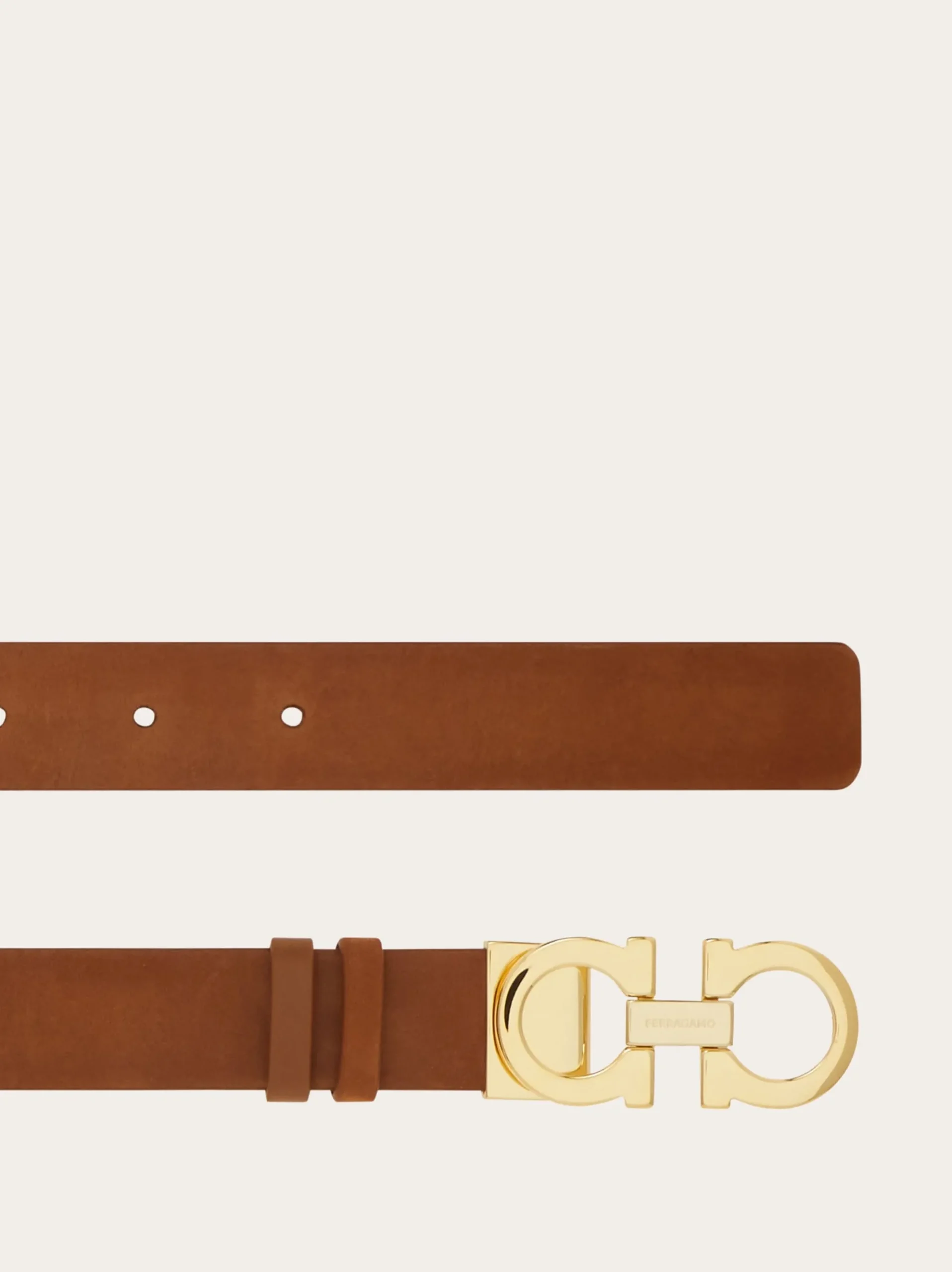Adjustable Gancini belt - Women