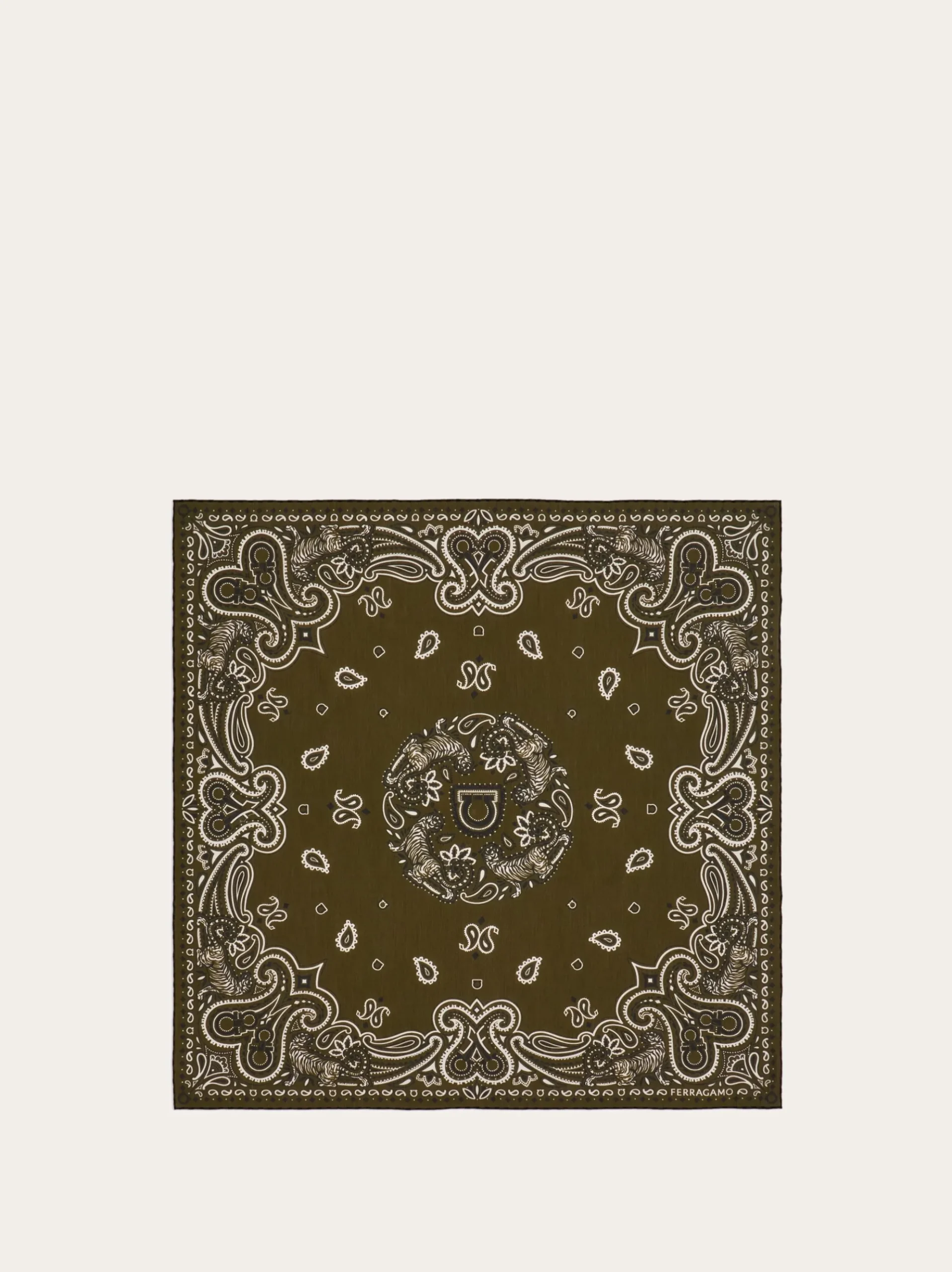 Arabesque print bandana - Men