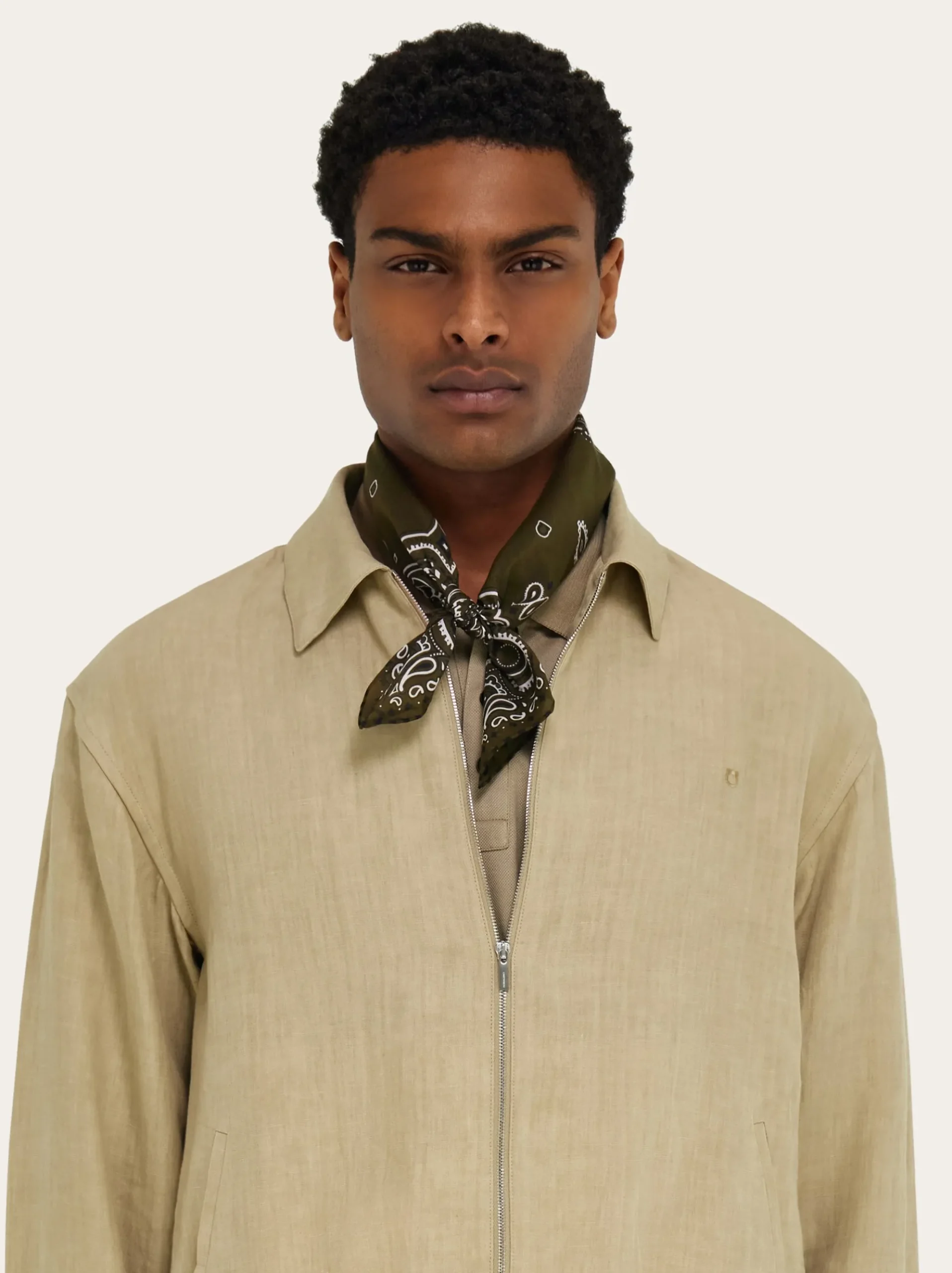 Arabesque print bandana - Men