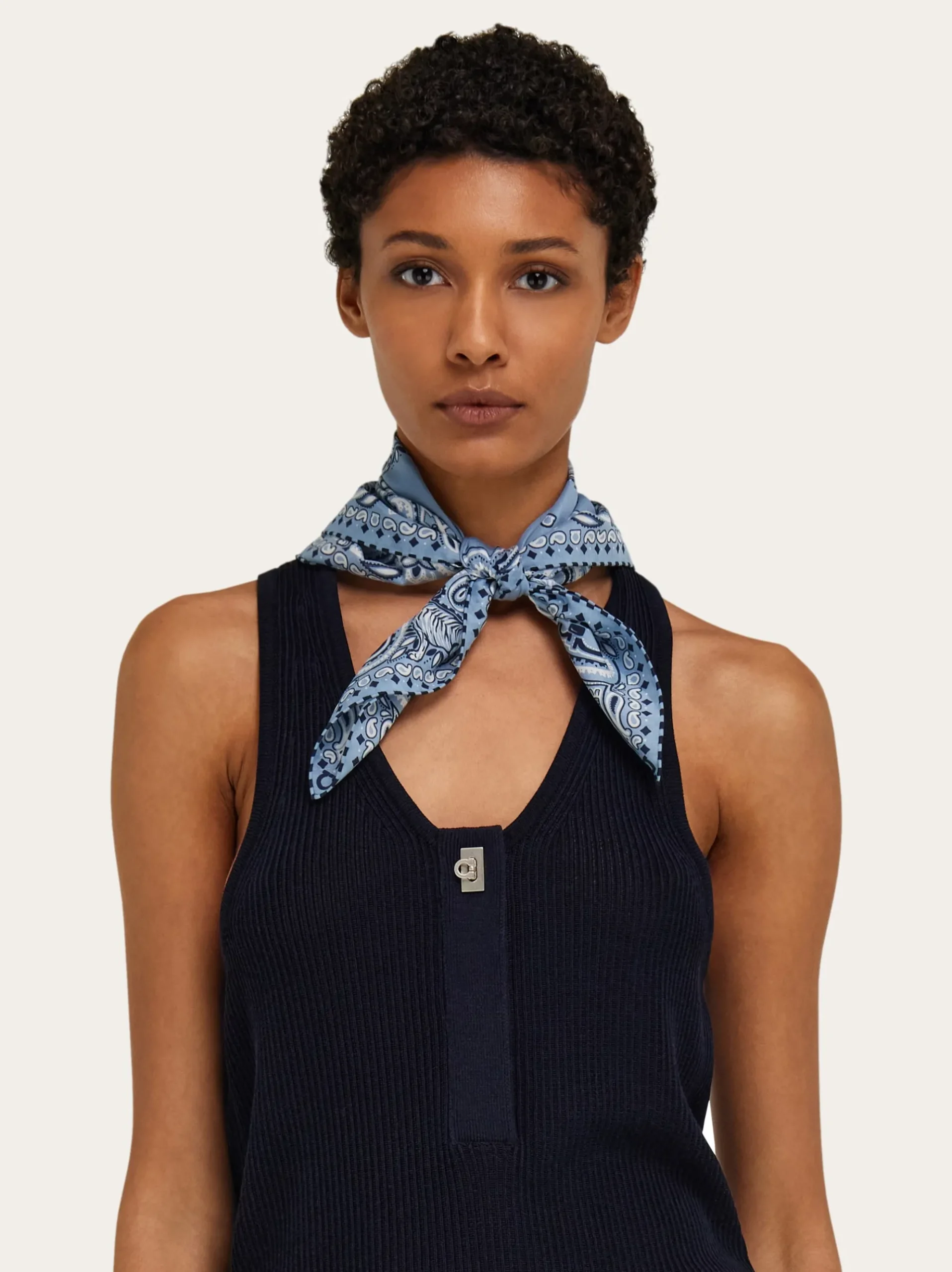 Arabesque print bandana - Women