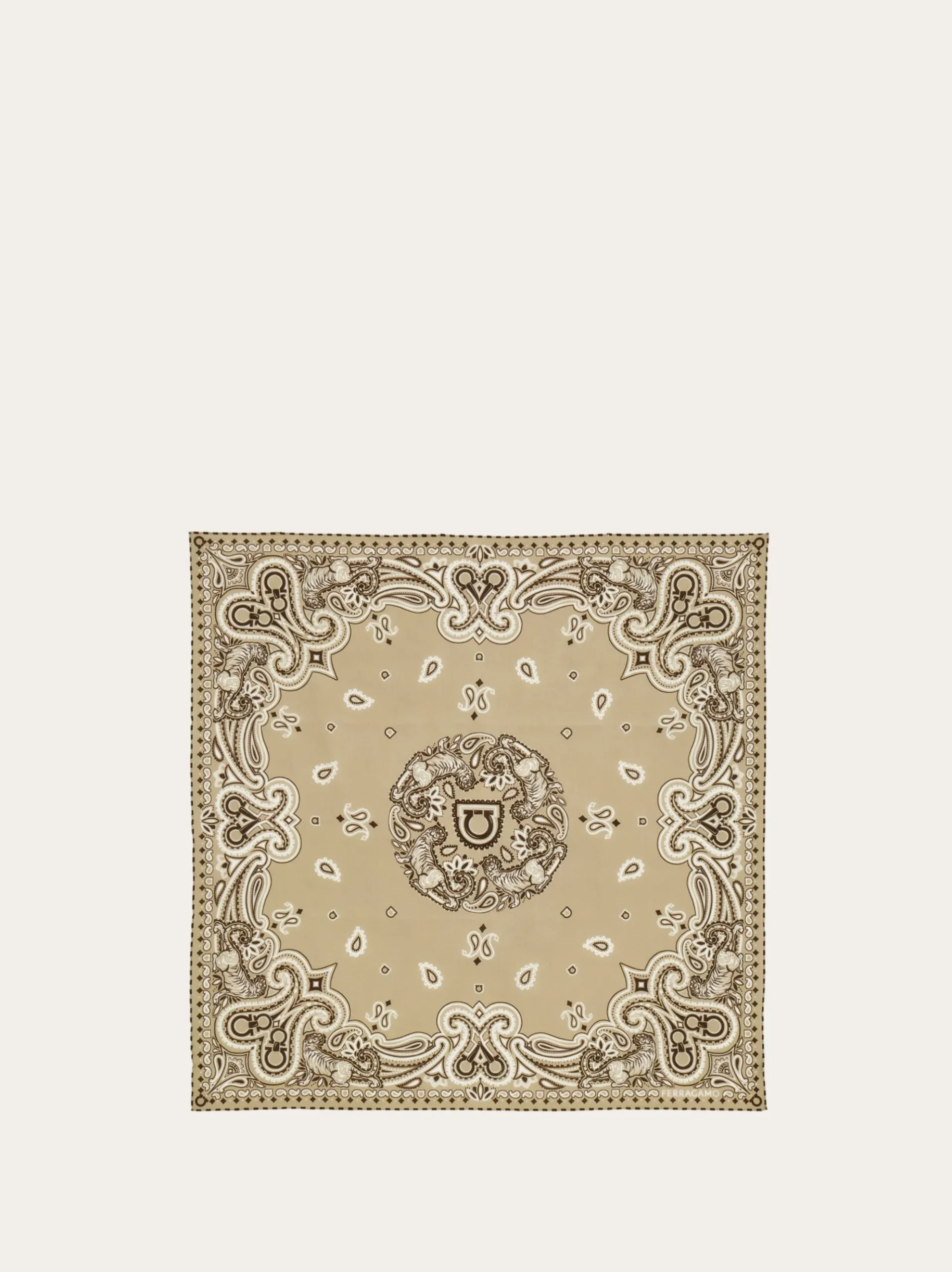Arabesque print bandana - Men