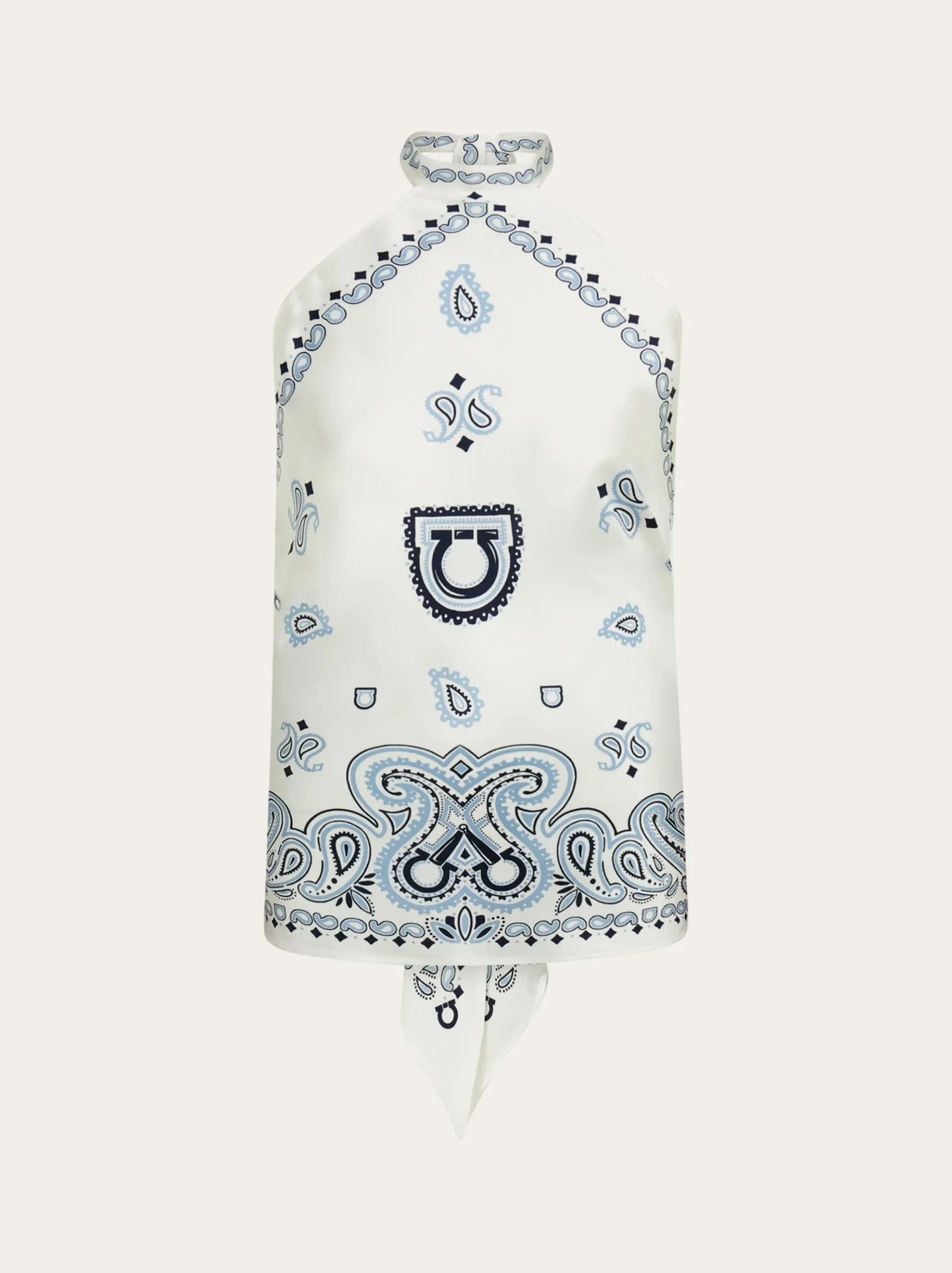 Arabesque print foulard top - Women