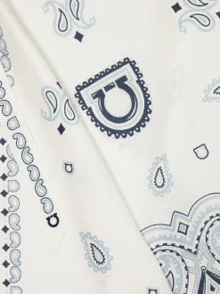 Arabesque print foulard top - Women