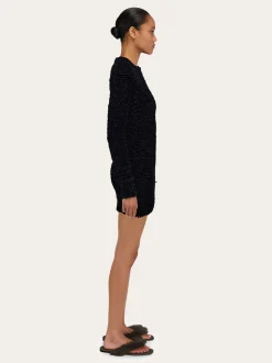 Astrakhan effect short dress - Women