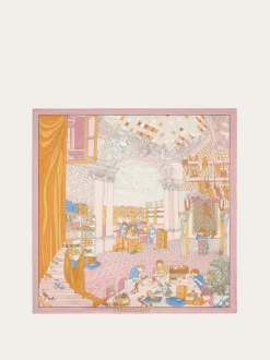 Atelier print silk scarf - Women