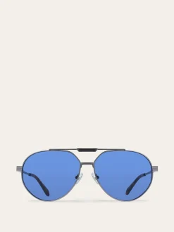 Aviator frame sunglasses - Men