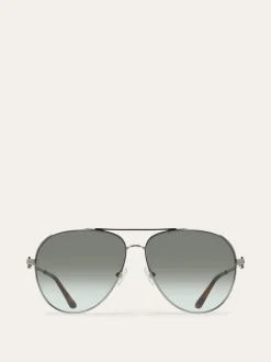 Aviator frame sunglasses - Men