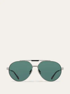 Aviator frame sunglasses - Men