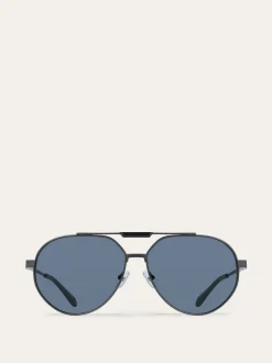 Aviator frame sunglasses - Men