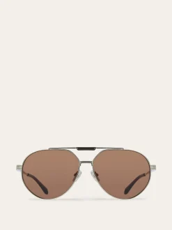 Aviator frame sunglasses - Men