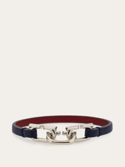Bicolor Gancini bracelet - Men