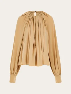 Blouse with back slit detail - Women