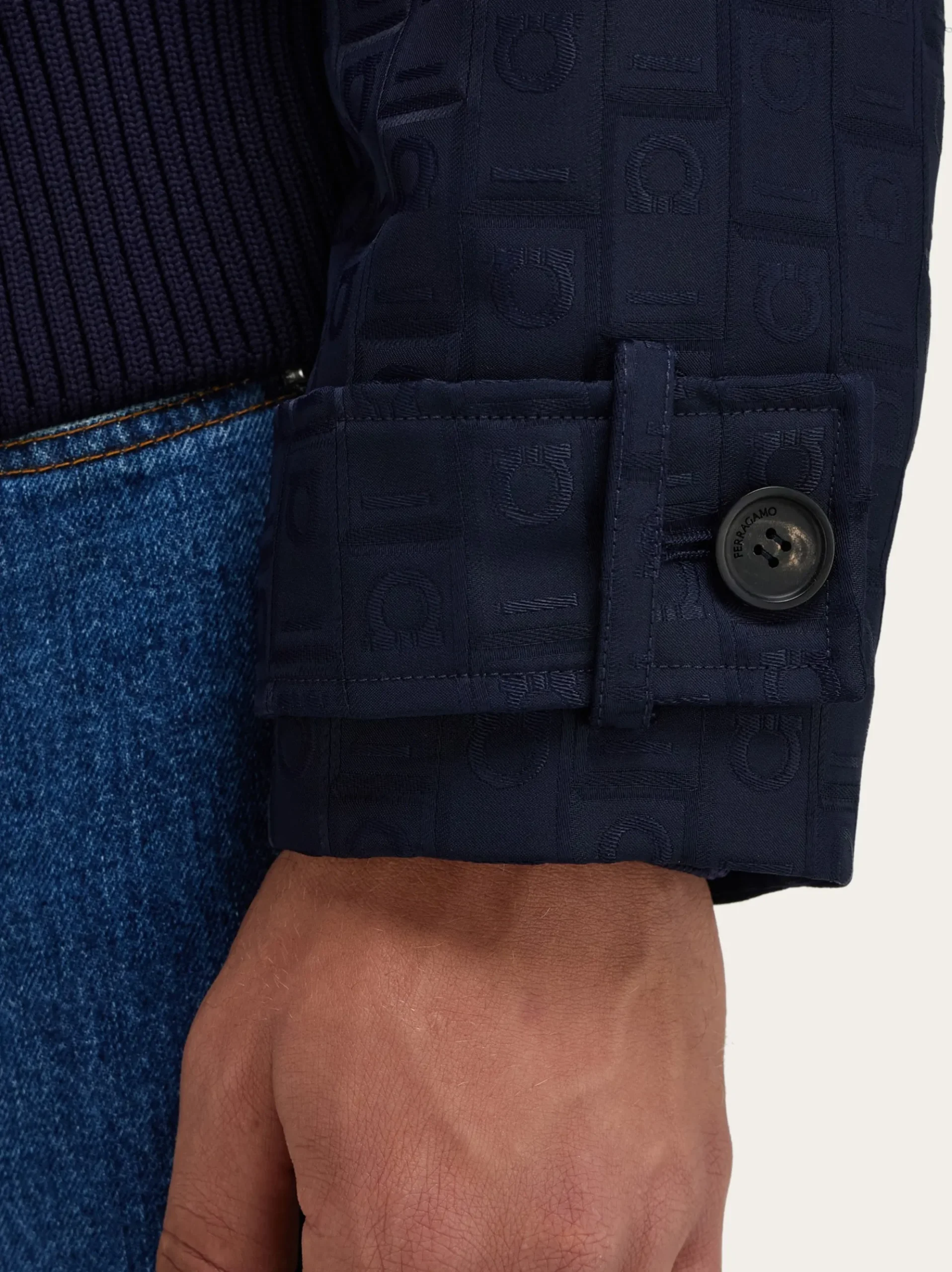 Blouson in Monogram nylon - Men