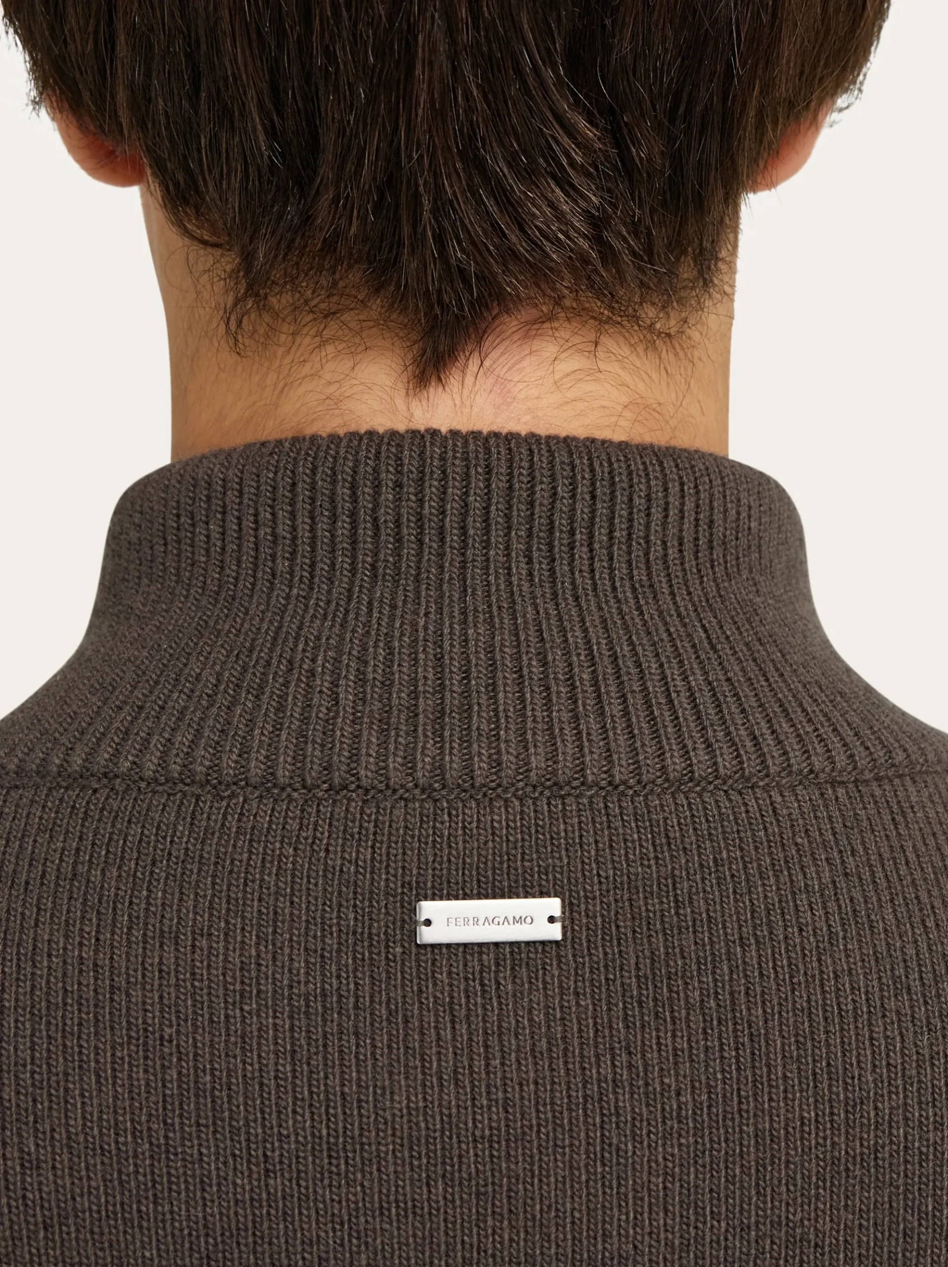 Blouson with leather inserts - Men