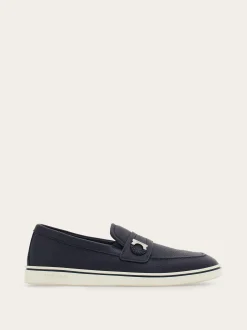Boat shoe loafer with Gancini ornament - Men