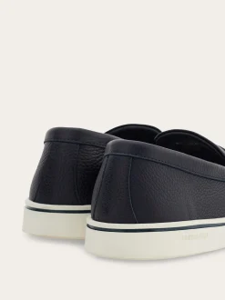 Boat shoe loafer with Gancini ornament - Men