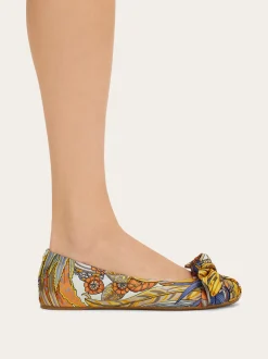 Bow embellished ballet flat - Women