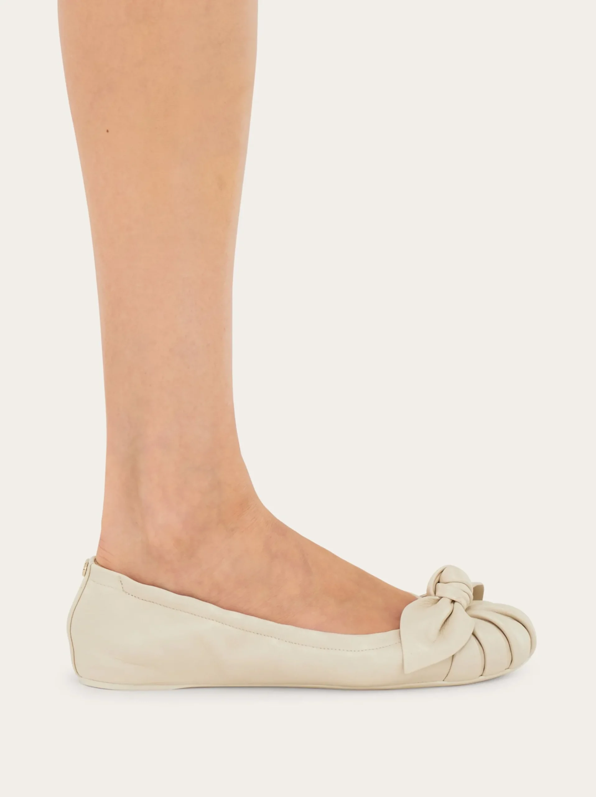 Bow embellished ballet flat - Women