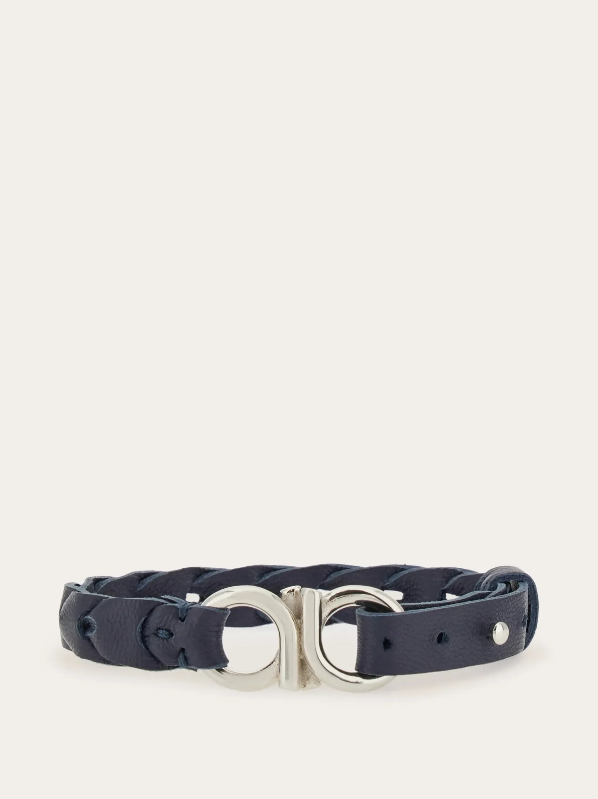 Braided Gancini bracelet - Men