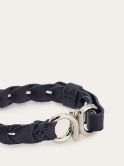 Braided Gancini bracelet - Men