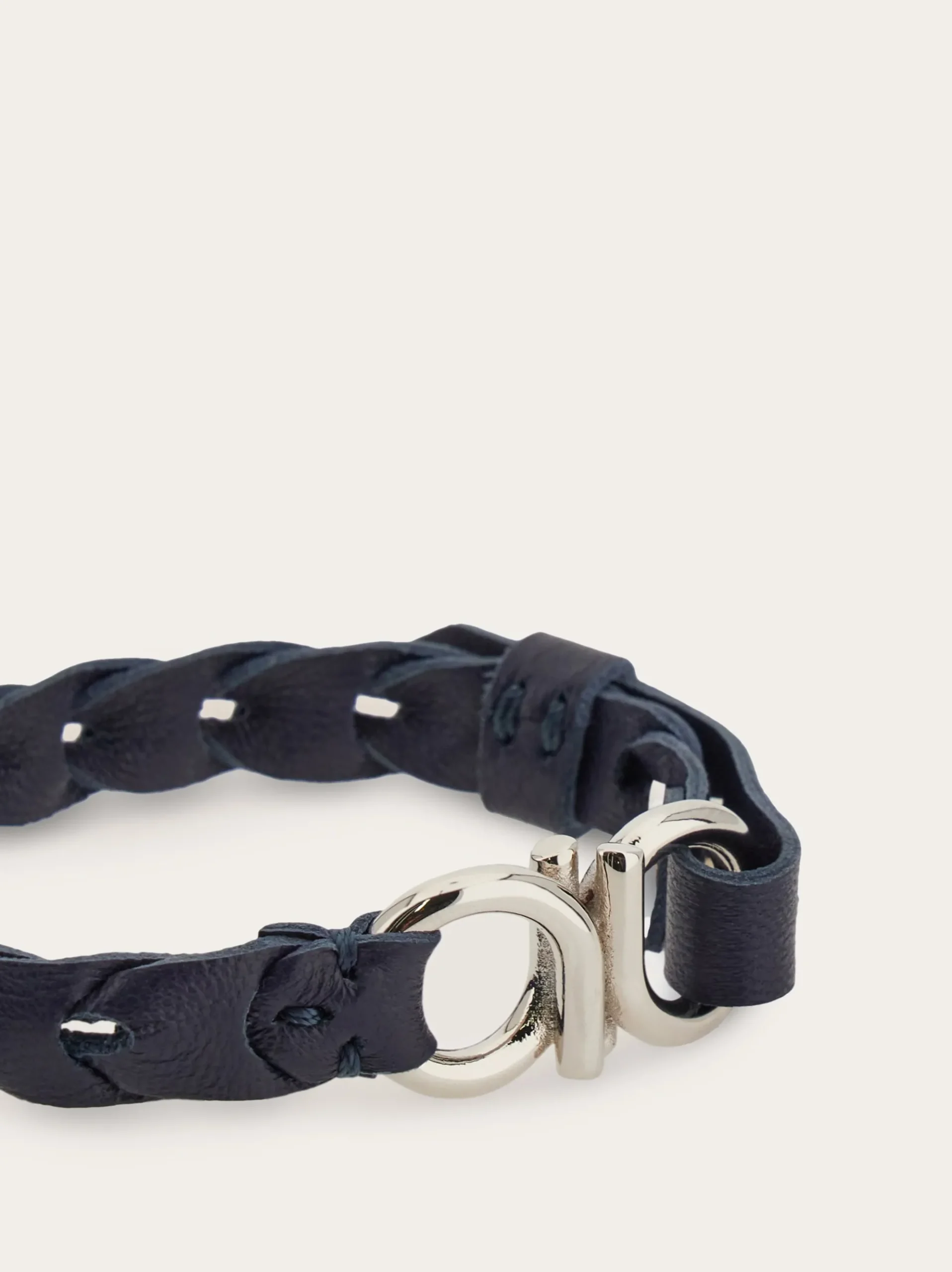 Braided Gancini bracelet - Men