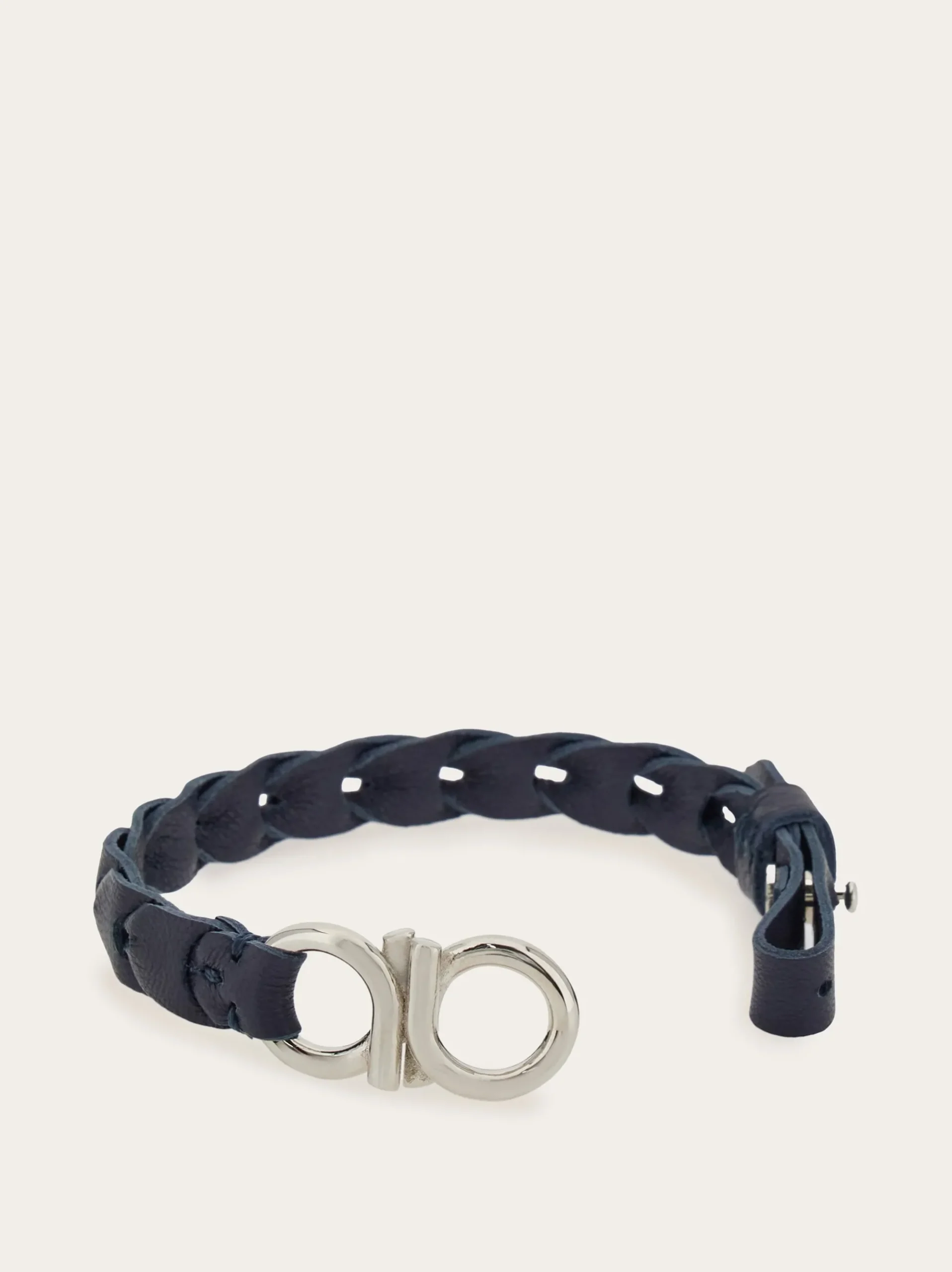 Braided Gancini bracelet - Men