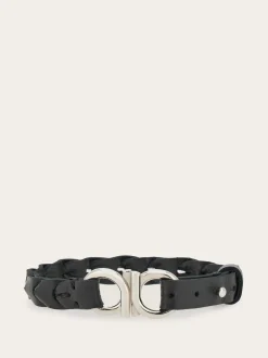 Braided Gancini bracelet - Men