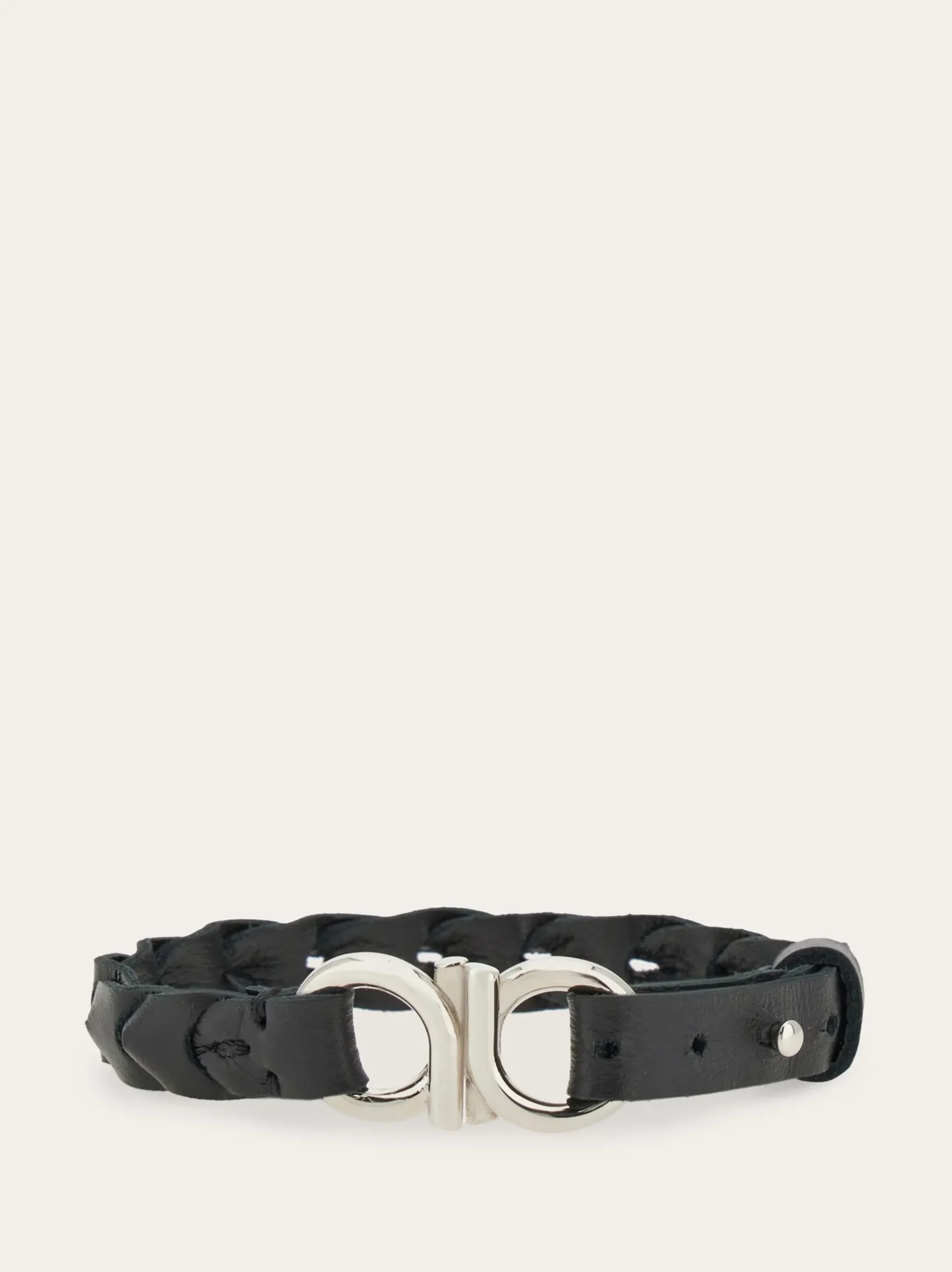 Braided Gancini bracelet - Men