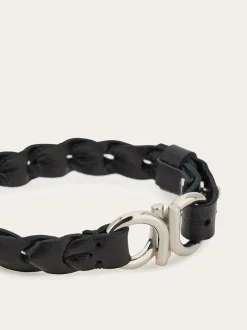 Braided Gancini bracelet - Men