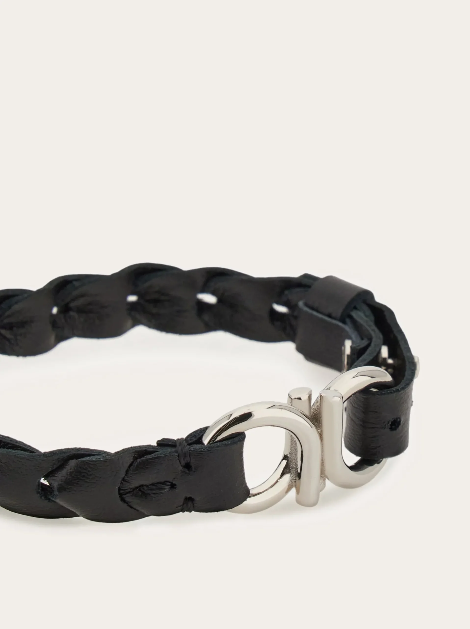 Braided Gancini bracelet - Men