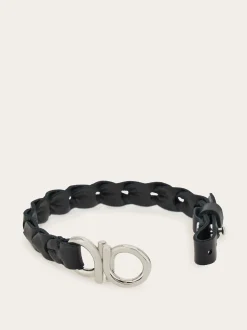 Braided Gancini bracelet - Men